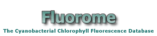 Fluorome - The Cyanobacterial Chlorophyll Fluorescence Database